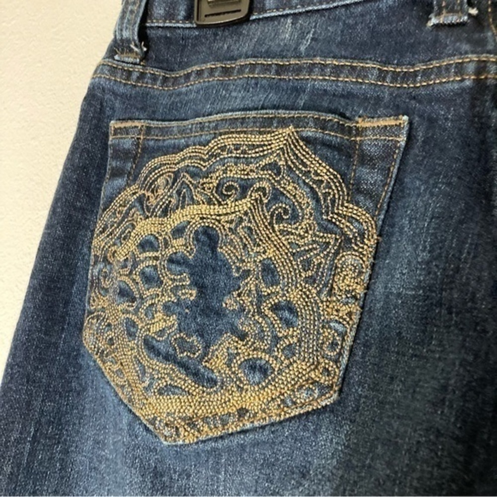 Disney Mickey Mouse embroidered dark wash jeans - Picture 4 of 16